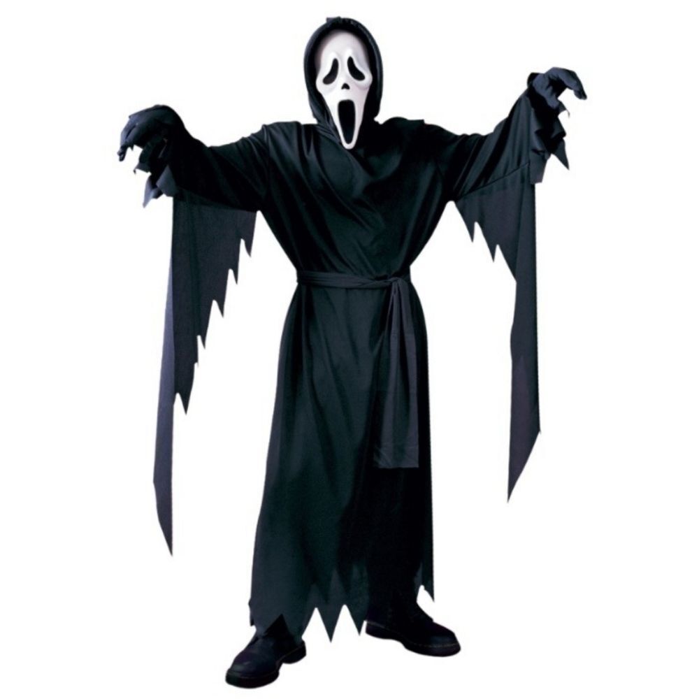 Ghostface Robe Halloween Horror Movie Costume Men's Size Small